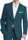 Mens Korean-style Slim-fit Two-piece Suit