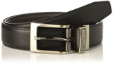 Nike Mens Swoosh Laser Loop Reversible Belt Black/Brown 42