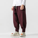 Retro-textured Woolen Thickened Casual Pants