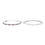 2.24 Carat Genuine Multi Sapphire .925 Sterling Silver Earrings