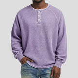 Mens Fashionable Printed Casual Long-sleeve Shirt