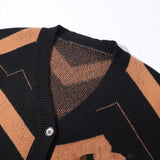 New Fallwinter Mens Long-sleeve Cardigan V-neck Sweater