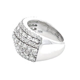 3.00ct Diamond Wedding Band Ring 10KT White Gold