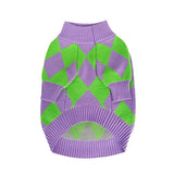 Trendy Plaid Clothes Dog Pet Sweater
