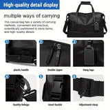Durable Large Weekender Bag with Shoe Compartment
