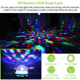 E27 3W Rotating RGB LED Light Bulb