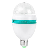 E27 3W Rotating RGB LED Light Bulb