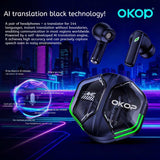 KP-223 Best-selling Bluetooth Headphones 2026 New Model Low Latency Gaming Headset With Mecha Style Design Long Battery Life Factory Direct In Stock