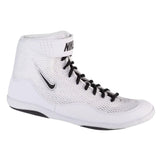 Nike Inflict Wrestling Shoes (325256-101 White/Black/Black) Size 8.5