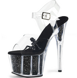 15cm High Heel Waterproof Platform Sandals for Women