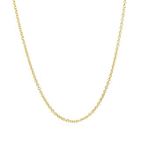 14k Yellow Gold Forsantina Lite Cable Link Chain 1.5mm