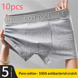 High-End Antibacterial Cotton Boxer Briefs For Men