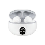 KP-205 In-Stock Digital Display Bluetooth Earbuds High Quality Audio In-Ear Design Low-Latency Gaming Ultra Long Battery Life Factory Direct