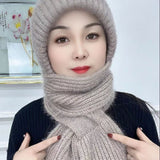 Hand-knitted Stylish And Versatile Outdoor Cold And Wind-proof Hat