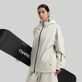 Womens Solid-color Professional Ski Suit