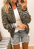 Women's Jacket Zipper Casual Bomber Jacket Coat Stand Collar Short Clothes