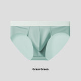 Men's Ice Silk Seamless Briefs Nude Feel Sports Style