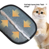Hair Removal Pet Gloves Static Two-way Bristle Hair Cleaning Fantastic