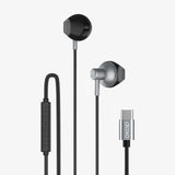 KP-238 Wired Earphones With In-Line Controls USB-C Connector Semi-In-Ear Design High Volume High Sound Quality Low Latency Gaming-Ready Hot-Selling Item In Stock