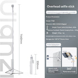 Top-down Shot Phone Selfie Stick Magnetic Phone Holder
