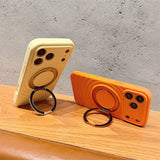 Wavy-pattern Liquid Silicone Phone Case
