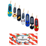 Carnaval 7-Piece Silicone Grip Socks Set - Comfortable Cotton Socks for Everyday Wear