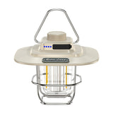 Vintage Outdoor Camping Lantern, Portable Kerosene Lamp Style Light, Smart Rechargeable Handheld Lamp, LED Tent Light