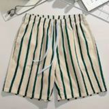 Hawaiian Beach Board Shorts For Men 3D Striped Design