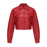 Women's Long-sleeved Single-breasted Short Jacket European And American