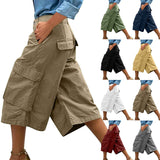 Three-dimensional Work Pants With Multiple Pockets And A 78 Length