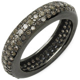 1.13 Carat Genuine TLB Diamond .925 Sterling Silver Ring