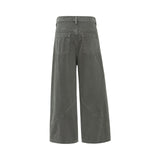 Vintage Mens Loose-fit Work Pants