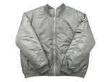 American-style High-street Loose-fit Solid-color Streetwear Bomber Jacket