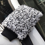 Large Coral Fleece Car Wash Glove