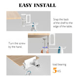 Non-Drilling Multi-Functional Side Laptop Cooling Stand