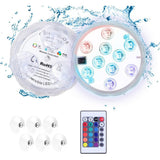 Key-controlled Seven-color 10-bulb Diving Light