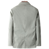 Cotton-feel Slim-fit Korean-style Business-casual Suit Jacket
