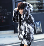 Men's Faux Leather Warm Coat Handsome Thickened