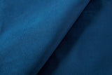 Peyton Upholstered Queen Bed with 54' High Headboard and Traditional Buttoned Tufting in Blue Velvet