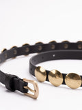 Golden Goose Women `Trinidad` Thin Belt With Studs