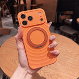 Wavy-pattern Liquid Silicone Phone Case