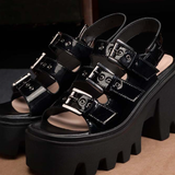 2019 Women's Retro Open-Toe Wedge Sandals (Comfort)