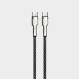 KP-318 Braided 65W Fast-Charging Data Cable Durable Overcharge Protection Type-C Compatible With Apple Android And Huawei