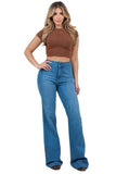 Harley Wide Leg Med Blue- Inseam 34
