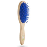 Eklips Natural Hair Brush ZC851 - Gentle Detangling, Ergonomic Wooden Handle, Promotes Hair Health