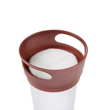 Babyjem Spill-Proof Snack Container for Kids - Antibacterial Fabric Cover, Easy to Use, Ideal for Travel and Daily Use