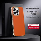 Versatile, High-end Metal-lens Leather Phone Case