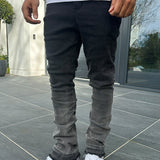 High-Street Gradient-Washed Mens Jeans