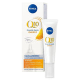 Nivea Q10 Energy Vitamin C Eye Cream: Revitalize, Firm & Reduce Dark Circles - Anti-Wrinkle, For Sensitive Skin