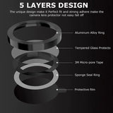 Camera Lens Protector - Tempered Glass Screen Protection for Phone Camera